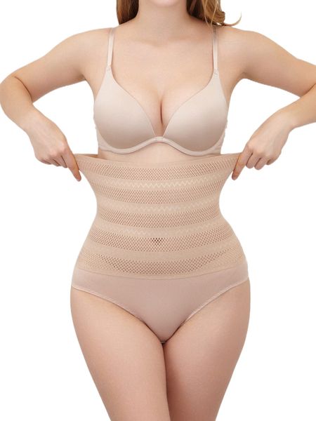 

plain high waisted shapewear panty o0pz#, Black;red