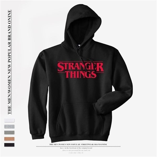 

stranger things hooded sweatshirt women black pullover hoodies for teen girls hoodie sweatshirt men sudaderas mujer 201210