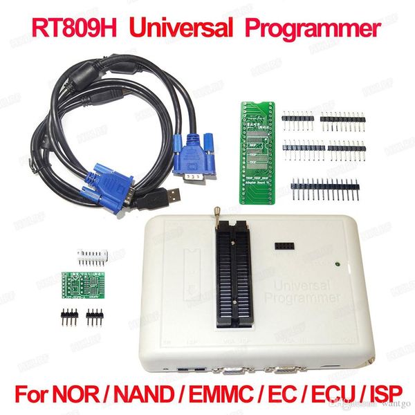 Integrierte Schaltkreise Original Neue RT809H EMMC-Nand FLASH Extrem Schnelle Universal Programmierer MIT KABELN EMMC-Nand Gute Qualität