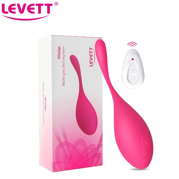 Articoli di bellezzaLEVETT Vibratori per uova senza fili aggiornati per le donne IPX7 Palla Kegel vaginale impermeabile Proiettile vibrante Stimolatore vibrante Giocattoli sexy Articoli di bellezza