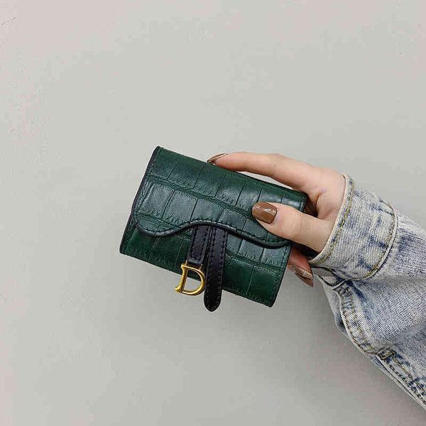 

60% off factory online clearance short small zero wallet multi card pocket fashion simple stone pattern 9oe9, Red;black