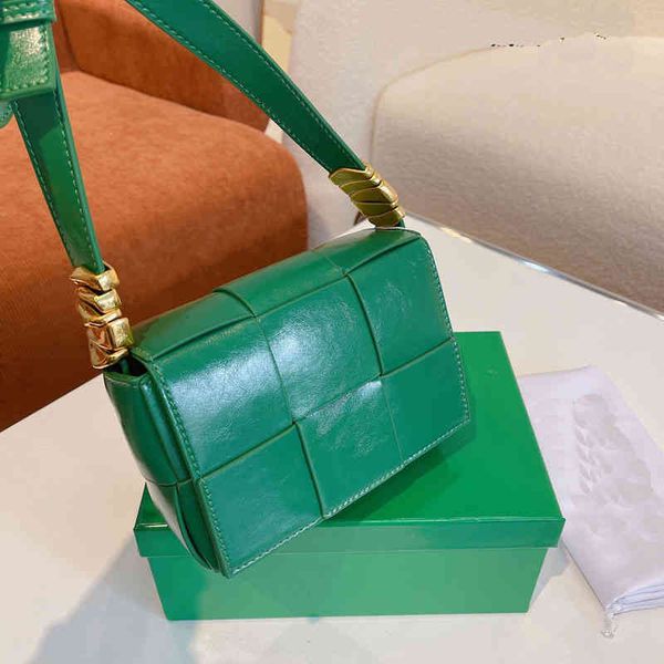 

original edition designer handbags bottegas's venetass handbag bag female 2022 style cassette woven diagonal single shoulder mona same