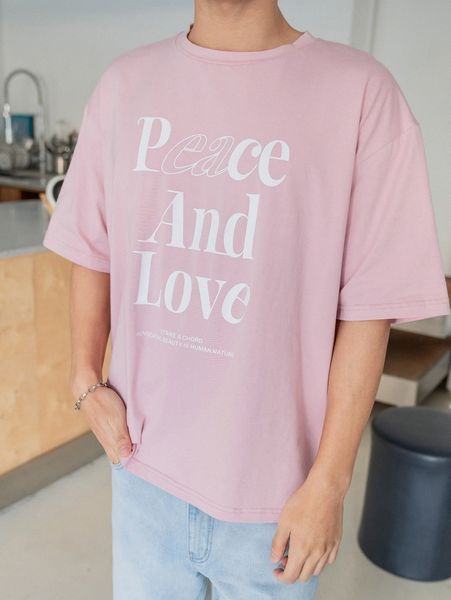

men letter graphic drop shoulder tee u5gc#, White;black