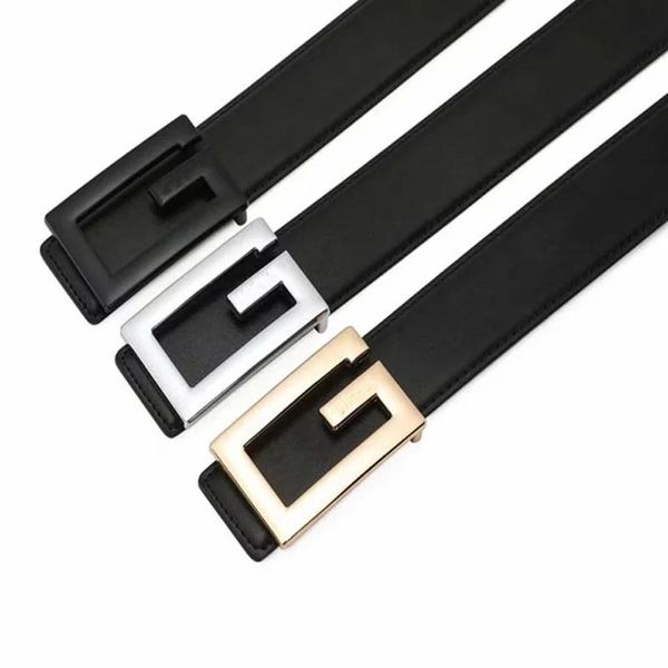 

new fashion belts for men alloy buckle upper leather male belts luxury designed ceinture homme271d, Black;brown