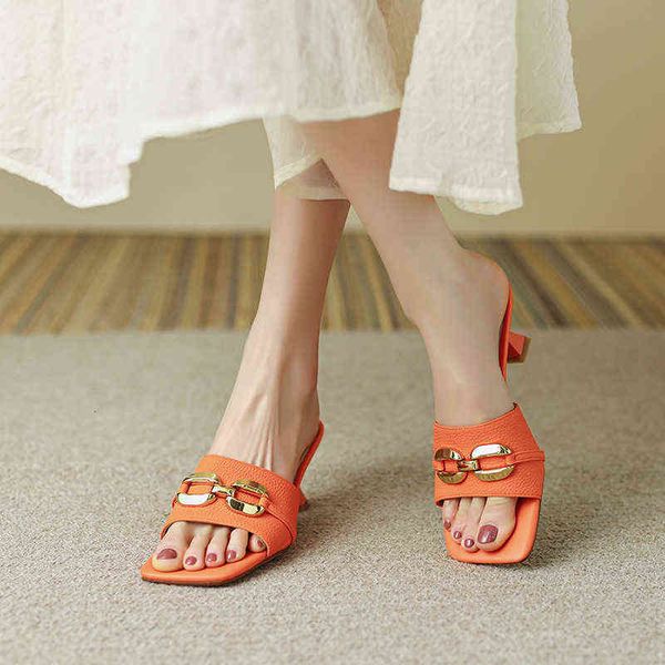 

designer women's shoes boots temperament net red high-heeled 2022 summer fashion thin heels, women wear straight sandals outside, Black