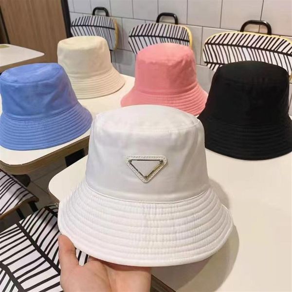 

highly quality bucket hat cap fashion men stingy brim hats man women designers sunhat fisherman caps embroidery badges brea275l, Blue;gray