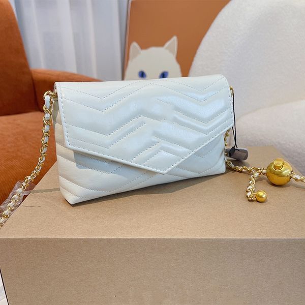 

vintage luxurys small golden ball shoulder bag women's fashion leather chain card holder designer handbag messenger totes high quality