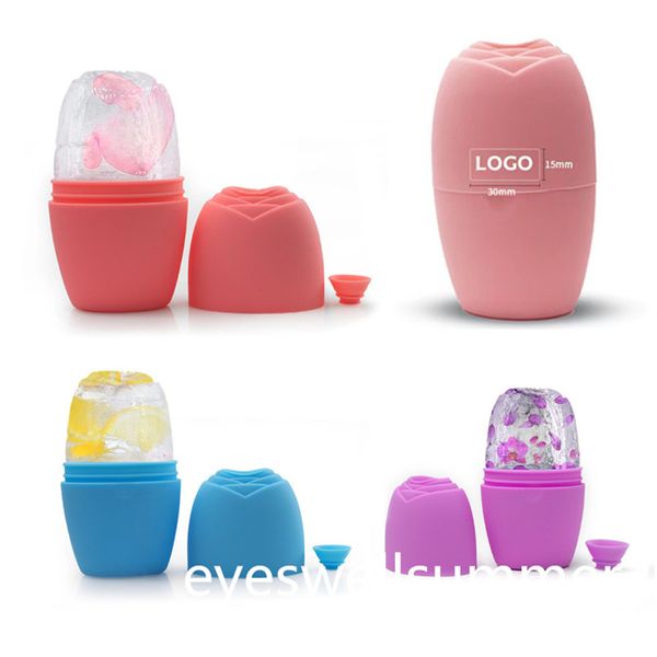 

silicone ice cube trays beauty lifting contouring tool facial massager roller contouring ball
