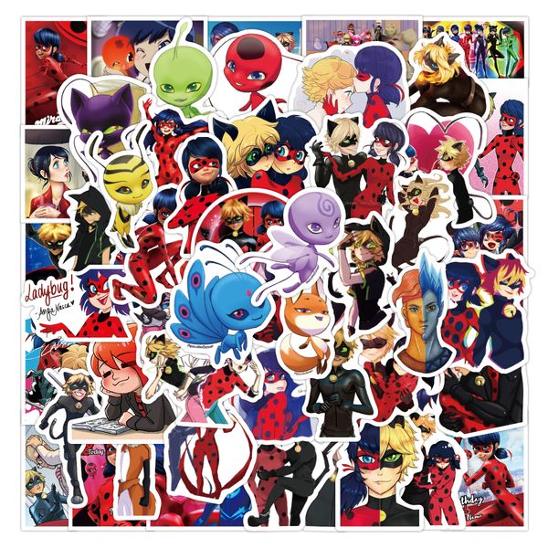 

50pcs lot cartoon anime cute stickers for water bottle kids diy car decals helmet lapphone case luggage skateboard waterproof