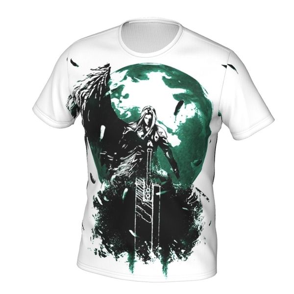 Sephiroth VII T Shirt nuvola cool man gioco ala metà Magliette vintage maniche corte Graphic Tshirt Tees 220622