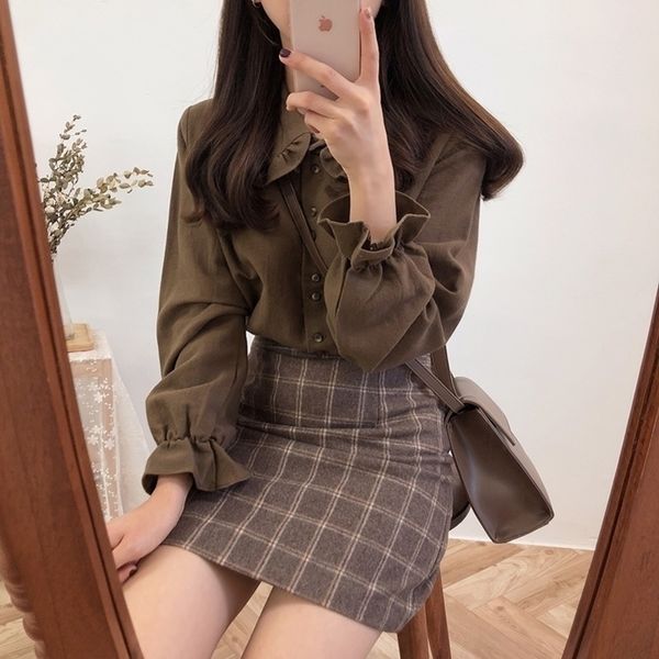 

autumn white shirt summer femme casual loose women long sleeve girls blouse plus size women blouses loose female blusas y200402