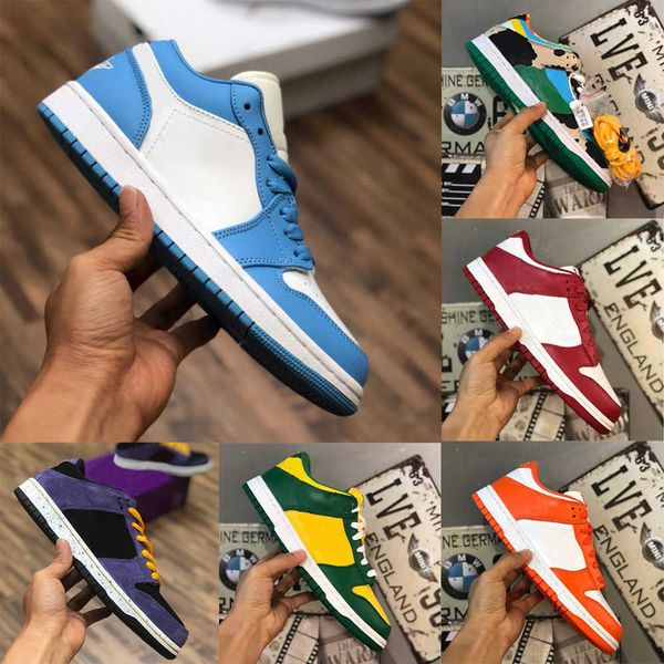 

2022 men women casual shoes pn dust kentucky university red green bear brazil low syracuse chicago trainers outdoor sports sneakers, Black