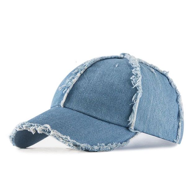 

do old denim baseball cap man woman four seasons big size hat 55-61cm cx220413, Blue;gray