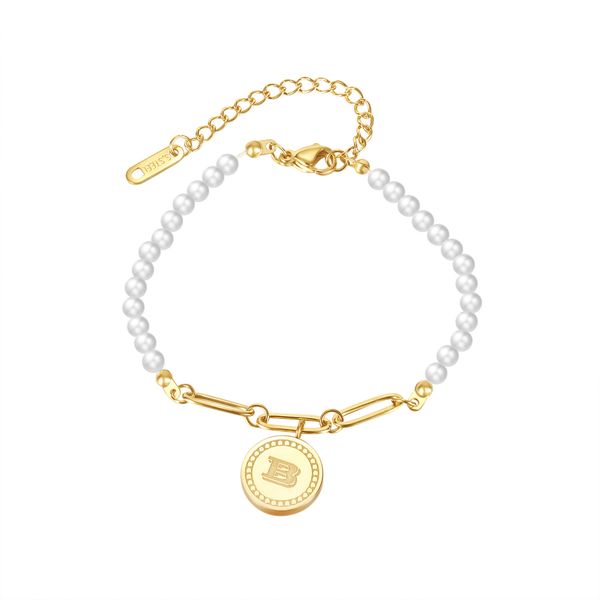 

charm strands imitation beaded pearl bead buddha bracelet white color for women fashion jewelry bridal wedding accessories, Black