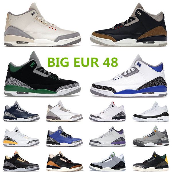 

big eur 48 3 3s iii mens basketball jumpman shoes muslin desert elephant muslin cardinal red laser orange fragment knicks rivals men women t