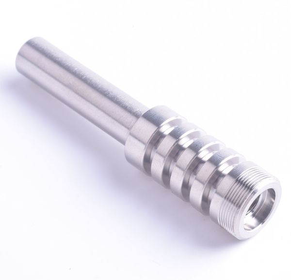 DHL fumando acessórios de tubos de vidro 510 thread titanium quartzo ponta de cerâmica unhas para mini micro néctar collector v4 kit