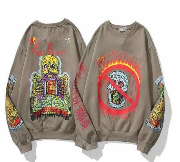 

men's hoodies sweatshirts rapper hip hop casual streetwear pullover autumn winter cotton o-neck s-2xl standard letter long sleeve pullo, Black