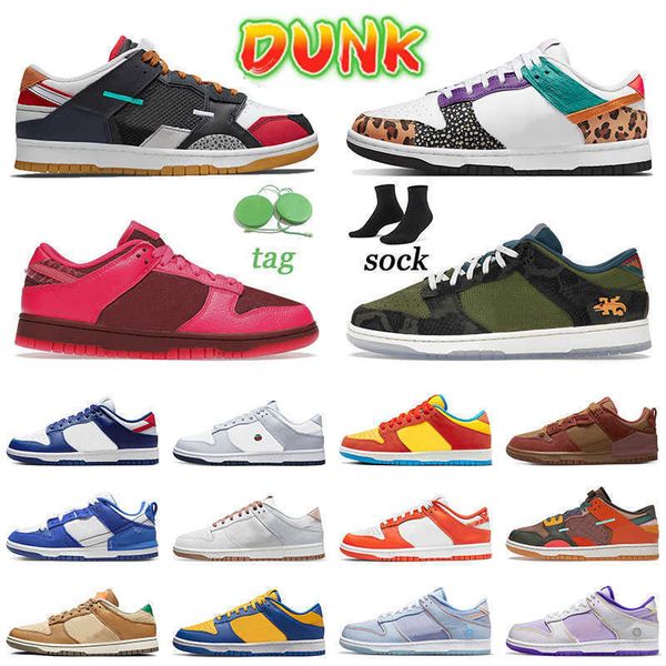 

2022 sb union lows casual shoes animal sneakers designer disrupt 2 bart simpson men women trainers scrap paisley siempre familia sports, Black