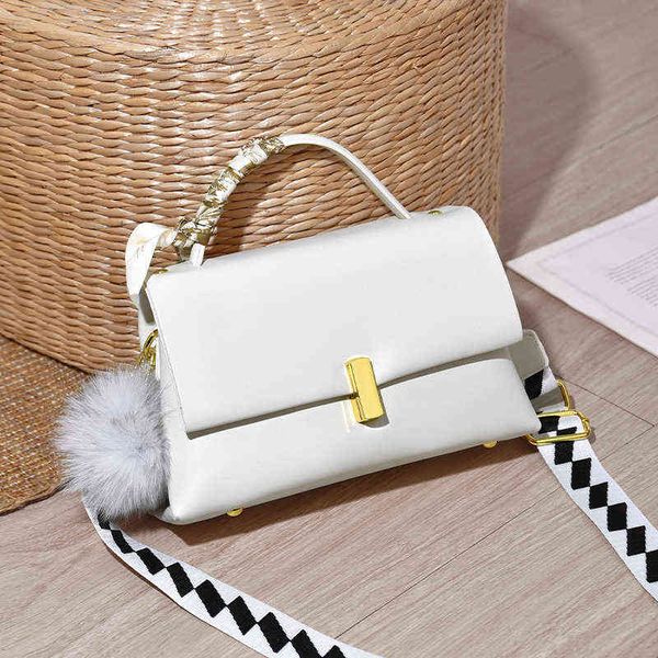

new fashion high-capacity handbag urban simple soft leather women's bag can be carried by one shoulder messenger 220420