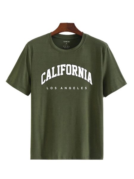 

men letter graphic tee 47qe#, White;black