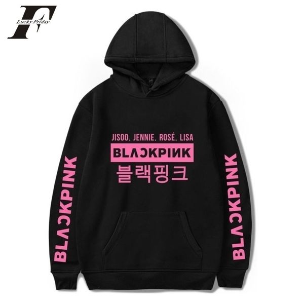 

luckfidayf blackpink kpop letters print hoodies sweatshirt women cotton long sleeve black pink kpop casual clothes 4xl y200610