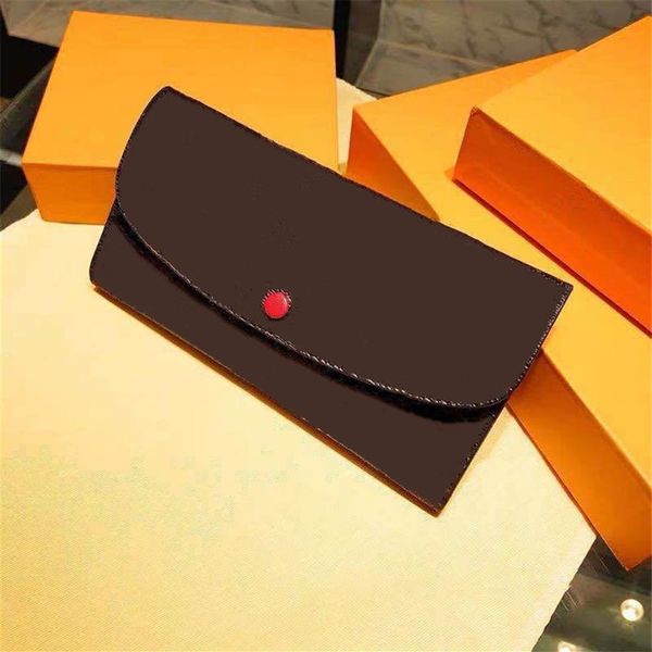 

2020 whole credit card wallet long purse lady multicolor coin purse seat lady classic zipper pocket clutch304b, Brown;gray