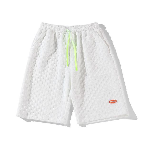 

men's shorts harbor style interior large casual waffle, White;black