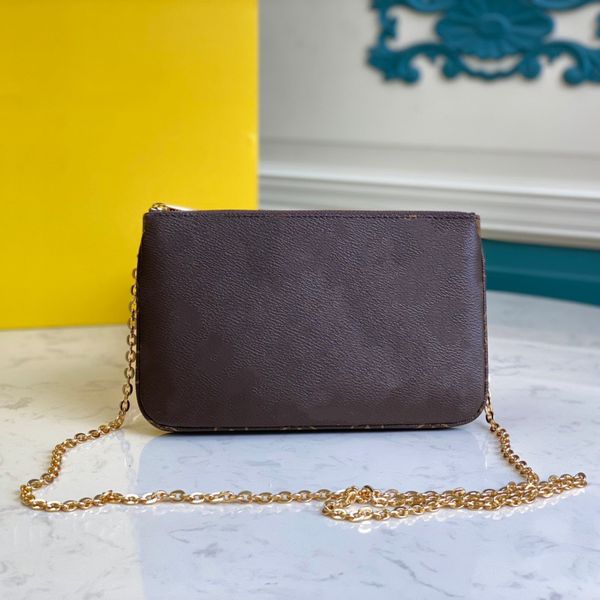 

double zipper bags women designer crossbody chain little lady high ends purses