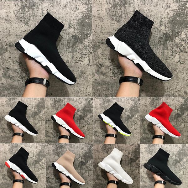

designer socks casual shoes platform mens sneaker runner black white sock shoe womens classic trainers sneakers