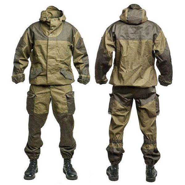 Fatos de treino masculino Mege Conjunto de uniforme militar tático Forças especiais Rússia Gorka-3 Combat Battle-dress Roupa de trabalho Plus SizeMen's Men'Me