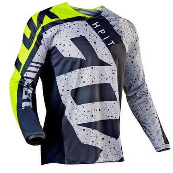 

2021 tim mtb motocross jersey hpit fox maillot dh bersepeda menurun, White