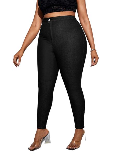 

plus washed skinny jeans m7d5#, Blue