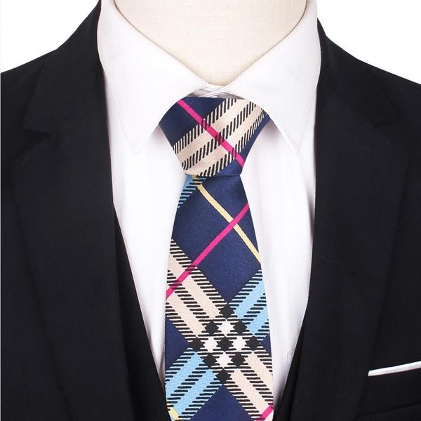 

fashion slim necktie skinny scrawl dot tie for men women designer plaid party formal bow knot stripe print ties, Black;gray