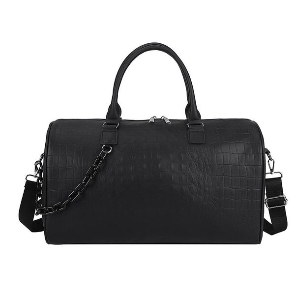 

duffel bags yilian fashion crocodile print travel bag large capacity versatile handbag leisure premium leather one shoulder fitness
