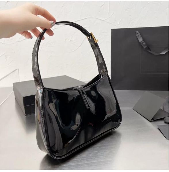 

classic designer shoulder bags for women tote handbag shiny leather crocodile pattern fashion girls small clutch purse zipper ladies underar