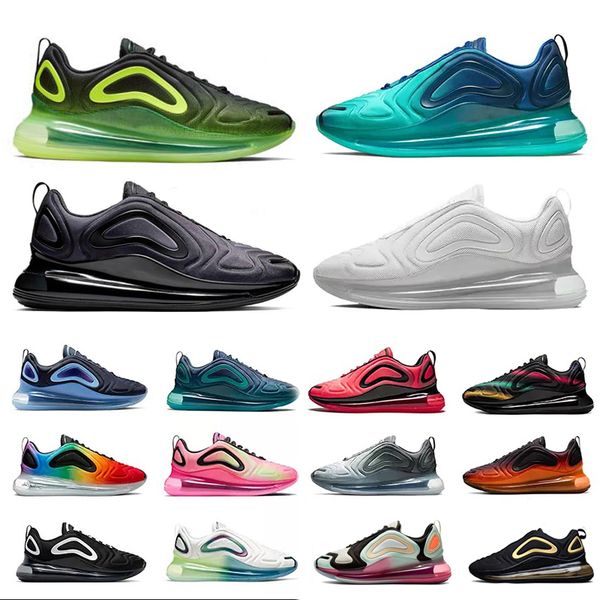 

720 mens running shoes sea forest triple black red white gold obsidian metallic platinum bubble pack be true 720s men women trainers sports