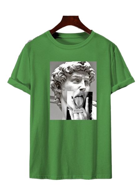 

men figure graphic tee s9ey#, White;black