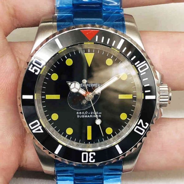 Rolesx Luxusuhr Date GMT Luxus Herren mechanische Uhr Automatik Diving Yellow Water Ghost Full Qs201 Geneva es für Herren Schweizer Armbanduhren