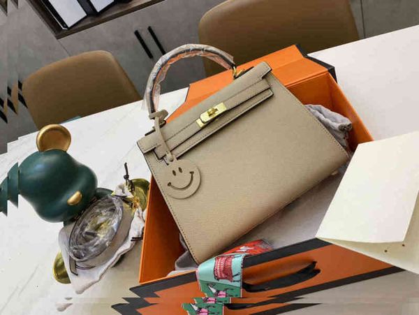 

luxury h bags herme designer bag handbags female 2022 fashion leather kely platinum portable one shoulder cross carrying luxuryss handbag