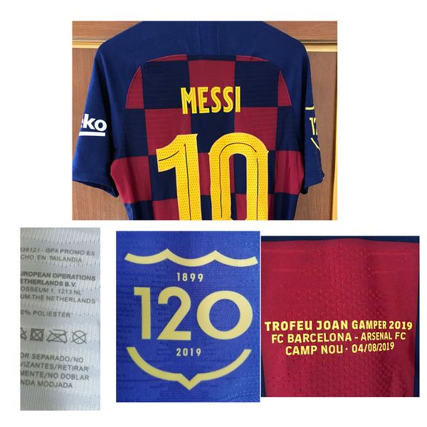 

american college football wear trofeu joan gamper match worn player issue with wash tag custom any name number maillot sports shirt, Black