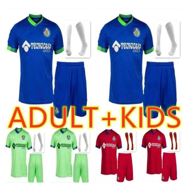 

kits 22/23 getafe cf soccer jerseys enes unal 2022 2023 maksimovic cucurella arambarri olivera mata djene angel suarez mayoral men kids kit, Black;yellow