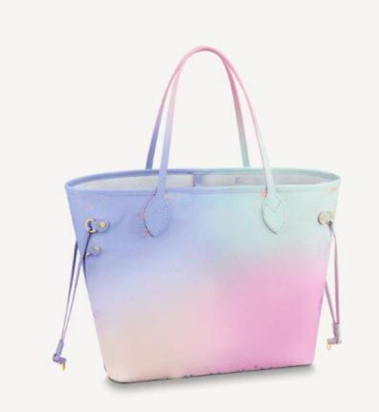 

zz designer 2pc bag handbags glamour gradient colour composite packages totes women shoulder crossbody bags pu leather luxury lady purses