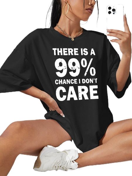 

slogan graphic drop shoulder tee z8qk#, White