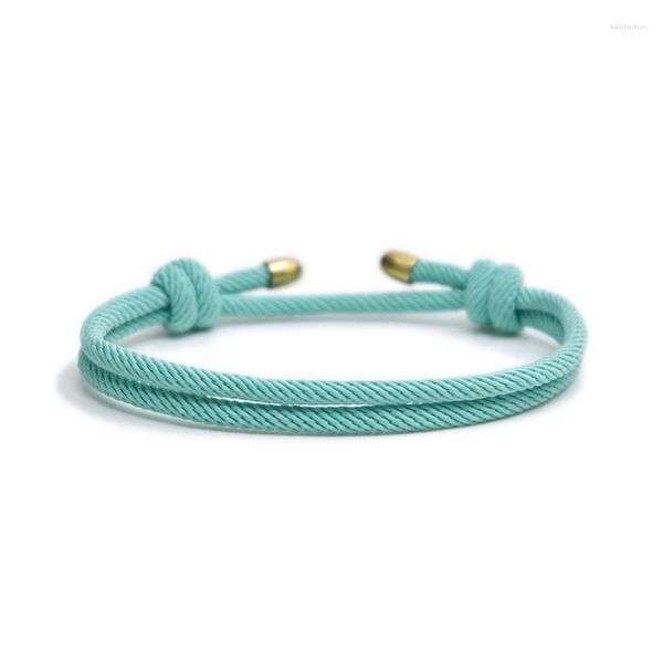 Link Cadeia minimalista Milan corda Bracelets Homens Mulheres feitas à mão Bracelete de fios vermelha ajustável Brraclet Friend Gift Kent22