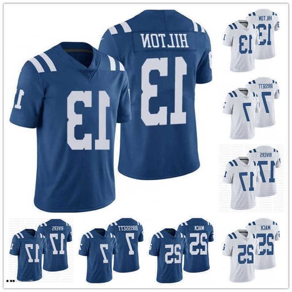 

football jerseys indianapolis''colts''jersey 13 t.y. hilton 25 marlon mack, Black;red