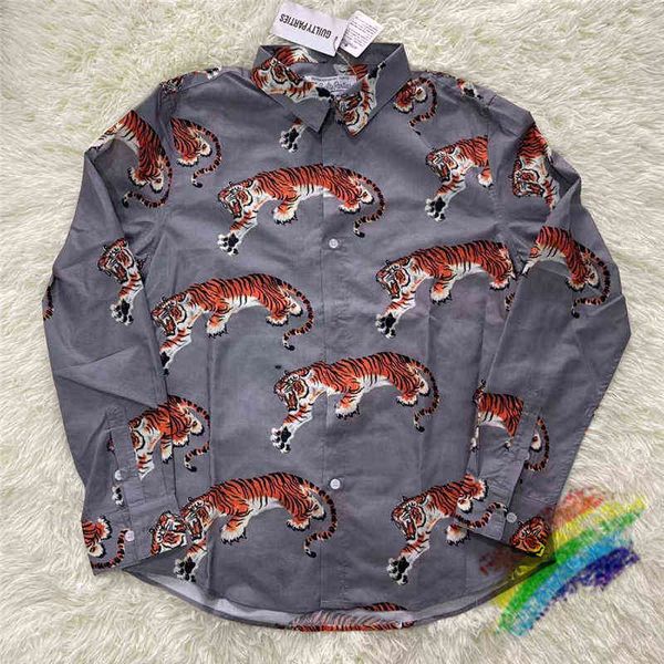 

pattern new tiger wacko maria hawaiian shirt men women casual long sleeve t s beach teest220721, White;black