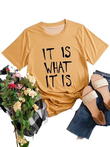 

plus slogan graphic tee p87m#, Black