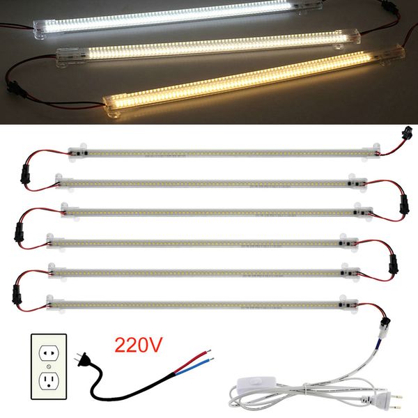 LED-Röhren, Barleuchte, 220 V, 50 cm, 72 LEDs, Wandecke, LED-Röhren, Küche, Unterschrankleuchte, 1–6-teiliges Set