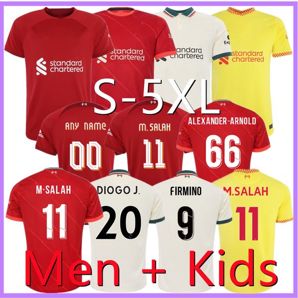 

s-5xl 22 23 soccer jersey 2022 2023 firmino luis diaz football shirts men kids kit uniforms fabio minamino alexander arnold football shirt, Black;yellow