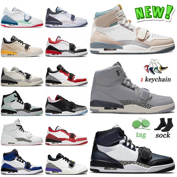 

2022 legacy 312 mens women basketball shoes jumpman og white mystic navy wolf grey midnight pink foam low lakers chicago red pale vanilla sn
